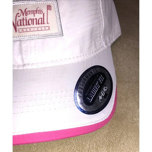 PGA Memphis National 2023 Golf Hat White Teal New Ahead Ladies Cut Kate Lord - Picture 2 of 5